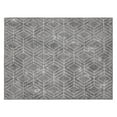 thumbnail image 1 of 3-ft x 4-ft Malika Grey Printed Floor Mat, 1 of 5