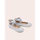 thumbnail image 5 of Zapatos DREAM PAIRS Flats para Mujer con Correa al Tobillo y Brillo Plateado, 5 of 7