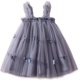 thumbnail image 3 of NNJXD Vestido de fiesta de princesa para niña con tutú y espalda de encaje, 3 of 5