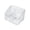 F, variant on Light luxury storage box, desktop cosmetics pen holder storage bucket, Nordic style transparent trapezoidal shelf