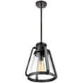thumbnail image 4 of 60/7552-Nuvo Lighting-Everett - 1 Light Pendant In Maritime Vintage Style-11.88 Inches Tall and 10 Inches Wide-Matte Black Finish, 4 of 7