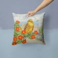 thumbnail image 2 of Carolines Treasures ASAD0695PW1414 Yellowhammer by Sarah Adams Canvas Decorative Pillow  14Hx14W multicolor, 2 of 4