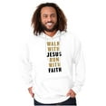 thumbnail image 5 of Walk With Jesus Christ Run Religious Hoodie Sweatshirt Women Men Brisco Brands S, 5 of 6