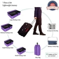 thumbnail image 2 of Travel Packing Cubes for Luggage Organizer with Waterproof Clear Toiletry Bag TSA Approved (7-pcs), 2 of 7