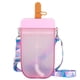 thumbnail image 1 of Linda botella de agua, vaso de plástico a prueba de fugas para paletas con cordón, vaso para beber para adultos y niños, 1 of 13