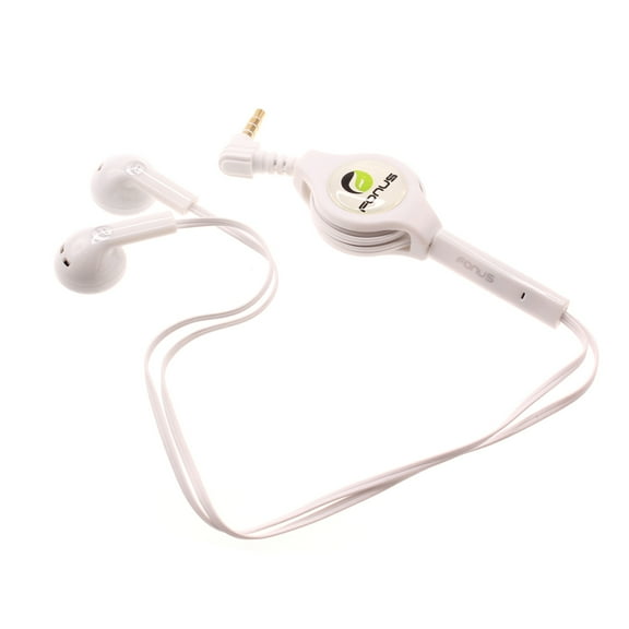 Headphones Retractable Earphones for T-Mobile REVVL 6 PRO 5G Phone - Hands-free Headset Handsfree Earbuds Earpieces L8D Compatible With REVVL 6 PRO 5G