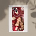 thumbnail image 3 of A-Ariana G-Grande Sí y funda de teléfono para Apple iPhone 15,14,13,12,11,XS,XR,X,8,7,Pro,Max,Plus,mini funda negra de silicona, 3 of 5