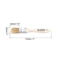 thumbnail image 2 of 1 Inches Chip Paint Brush Synthetic Bristle with Wooden Handle for Wall Treatment 12pcs, 2 of 5
