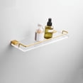 thumbnail image 2 of Estiloso Estante de Baño para Colgar en la Pared: Diseño Premium de Aluminio Espacial y Acrílico, 2 of 7