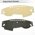 thumbnail image 5 of Unique Bargains Dash Cover for KIA Optima 2016-2020 Non-Slip Dashboard Carpet Mat Polyester Silicone Beige, 5 of 7