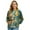 Multicolor-Sloth Floral, variant on DISNIMO Bee Floral Printed Sweatshirts for Women Zip Up Jackets V Neck Outwear Long Sleeve Sweatshirt Jacket for Women, S