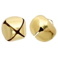 thumbnail image 3 of Jingle Bells 25mm Round Gold 10 Pack, 3 of 4