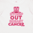 thumbnail image 4 of Inktastic Stomp Out Breast Cancer with Pink Cowgirl Boots Boys or Girls Baby T-Shirt, 4 of 5
