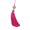 Rose Red, variant on Traditional Chinese Knot Tassels Pendant Polyester Texture Pendant Perfect for Crafting Lover and Cultural Decors