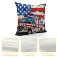 thumbnail image 4 of Red Blue White Costume Ambulance  Of July Proud Flag Throw Pillow, 4 of 5