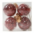 thumbnail image 1 of HEVIRGO 4 Pcs/Set Christmas Tree Ornament Increase Atmosphere Decorative Scene Layout Lightweight Holiday Christmas Tree Decoration Shiny Reflective Classic Xmas Balls for Christmas Party, 1 of 10
