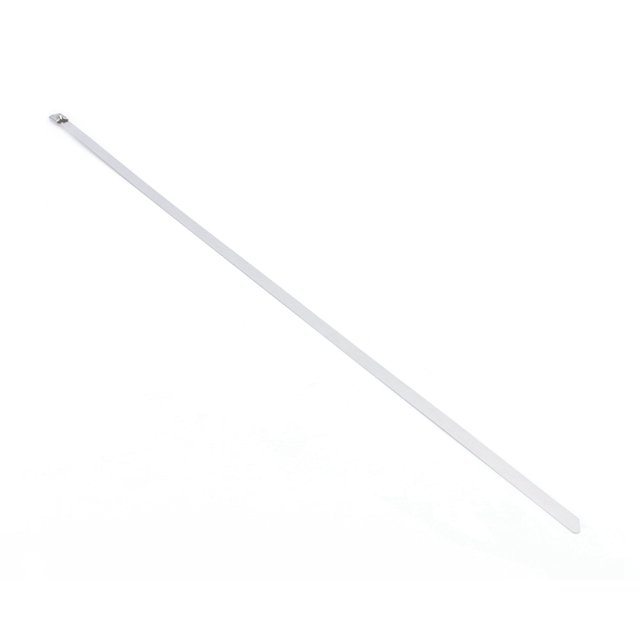 Bridas para cables multiusos, abrazadera de bridas de metal inoxidable de 50 x 500 mm, envoltura de escape de acero inoxidable recubierta, eficiencia maximizada