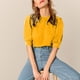 thumbnail image 1 of Fiudx Ofertas Relámpago Mujer Moda Sólido Pantalón Corto Casual Manga Puños Estrechos Pulóver Suelto Calle Tops, 1 of 7
