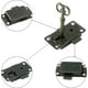 thumbnail image 4 of 2 Piezas Cerradura de Puerta de Gabinete Cerradura Antigua Pestillos de Muebles para Armarios Decorativos Cerradura con Orificio para Llave para Caja de Madera Joyas Antiguas Maquillaje Maleta, 4 of 5