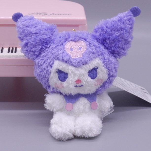 Anime Kuromi Felpa Llavero Sanrio Melody Cinnamoroll Wishmemell Pochacco Hello Kitty Peluche Juguetes Colgante Regalo Fivean unisex