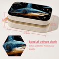 thumbnail image 5 of Starry Shark Velvet Portable Storage Box with Removable Compartment: Display Case, Jewelry Box, and Jewelry Stand - Gift, 5 of 7