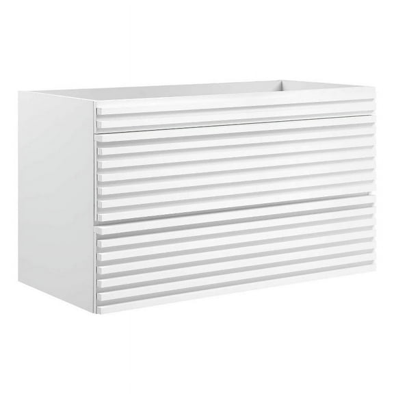 Render 36" Wall-Mount Bathroom Vanity Cabinet