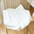 thumbnail image 4 of Short Silk Pur Mûrier Blanc Nacré Taille Haute 19 Momme Soar Collection, 4 of 10
