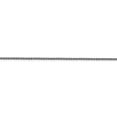 thumbnail image 3 of 14K White Gold 1.2mm Solid Diamond Cut Spiga Chain 18 Inch, 3 of 5