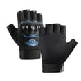thumbnail image 1 of koolsoo Motorcycle Riding Gloves Half Finger Breathable Outdoor for Climbing Hunting Blue and, 1 of 9