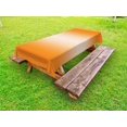 thumbnail image 1 of Ombre Outdoor Tablecloth, Beach Desert Hot Summer Inspire with Ray in Middle Orange Colored Modern Design Art Print, Decorative Washable Fabric Picnic Table Cloth, 58 X 84 Inches,Orange, by Ambesonne, 1 of 2