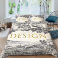 thumbnail image 1 of Home Bedding Cover Set Luxury Pattern Duvet Cover Quilt Cover Set Bed Gift Designable,Twin (68"x86"), 1 of 5