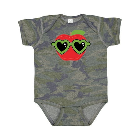 

Inktastic Apple Cute Food Gift Gift Baby Boy or Baby Girl Bodysuit