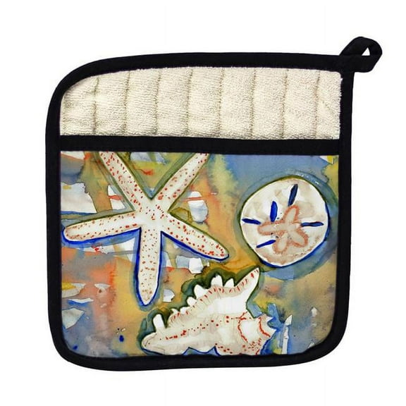 Betsy Drake PT603 Beach Treasures Pot Holder