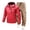 Coffee, variant on Turilly Mens Outfits 2 Piece Hooded Windbreaker Jacket Cargo Pants Set Water Resistant Utility Tracksuit With Drawstring