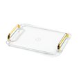 thumbnail image 2 of veasfak Serving Tray Rectangular Bathroom Organizer for Restaurant Hotel Living Room M, 2 of 9