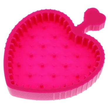 scrub board Makeup Brush Clean Mat cleaning brush sink mat washer Makeup Tools makeup cleaner for brushes heart brush cleaner pad makeup pad Dryer