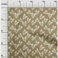 thumbnail image 2 of oneOone Rayon Olive Green Fabric Valentine Heart Fabric For Sewing Printed Craft Fabric By The Yard 56 Inch Wide, 2 of 4