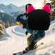 thumbnail image 5 of Funda para casco de esquí, protector de cabeza de invierno, cálido para snowboard y esquí. Rosa Negra Oreja Roja, 5 of 5
