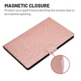 thumbnail image 2 of Lenovo Tab M10 FHD Plus 10.3" Case, Dteck Multi-angle Viewing Stand Glitter PU Leather Folio Case With Built-in Card Slots / Auto Wake Sleep, Rosegold, 2 of 5
