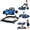 Blue, variant on INFANS 4 in 1 Baby Walker, Foldable Toddler Activity Center with Adjustable Height, Padded Seat, Music, Light, Removable Toy Tray, Push Walker for Girls Boys Aged 6-18 Months