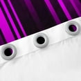 thumbnail image 6 of Abstract Ombre Curtains 30%-50% Blackout Purple Black Curtains & Drapes Bedroom,Gradient Geometry Striped Window Curtains,Geometric Stripes Window Treatments, 6 of 6