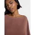 thumbnail image 4 of No Boundaries Waffle Knit Sleep Top, Women’s and Women’s Plus XS-2X, 4 of 5