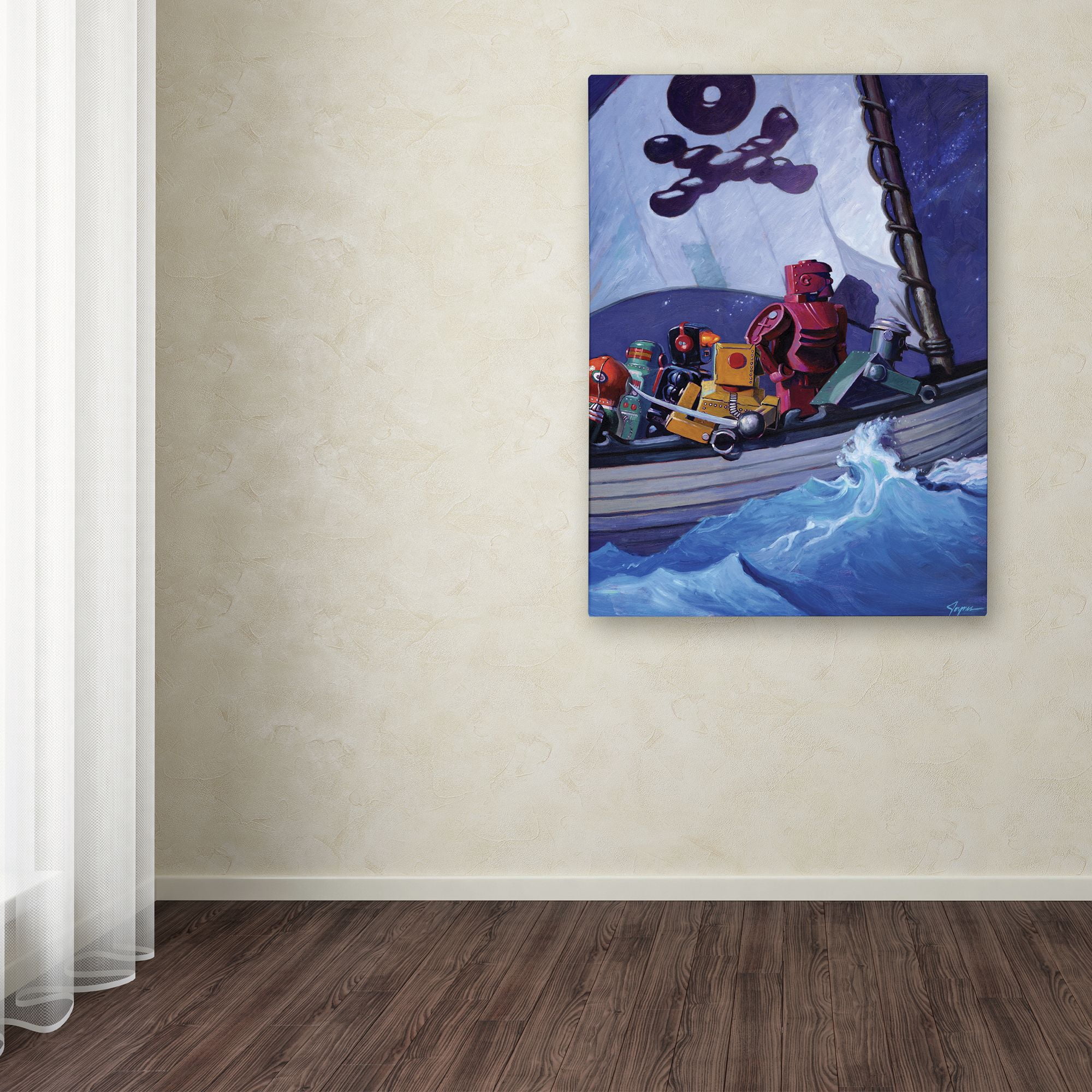 Trademark Fine Art "Raiders" Canvas Art by Eric Joyner