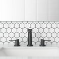 thumbnail image 2 of YZZY Widespread Bathroom Sink Faucet 3 Holes Black Lavatory Vanity Sink Faucet 2 Lever Handle Bathroom Basin Faucet, 2 of 5