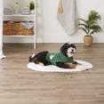 thumbnail image 4 of DII Hunter Green Embroidered Paw Small Pet Robe, 4 of 5