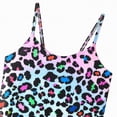 thumbnail image 5 of mgoYE Girls One Piece Swimsuits One Shoulder Ruffle Swimwear Floral Bathing Suit(Pink,8-9 Years), 5 of 7