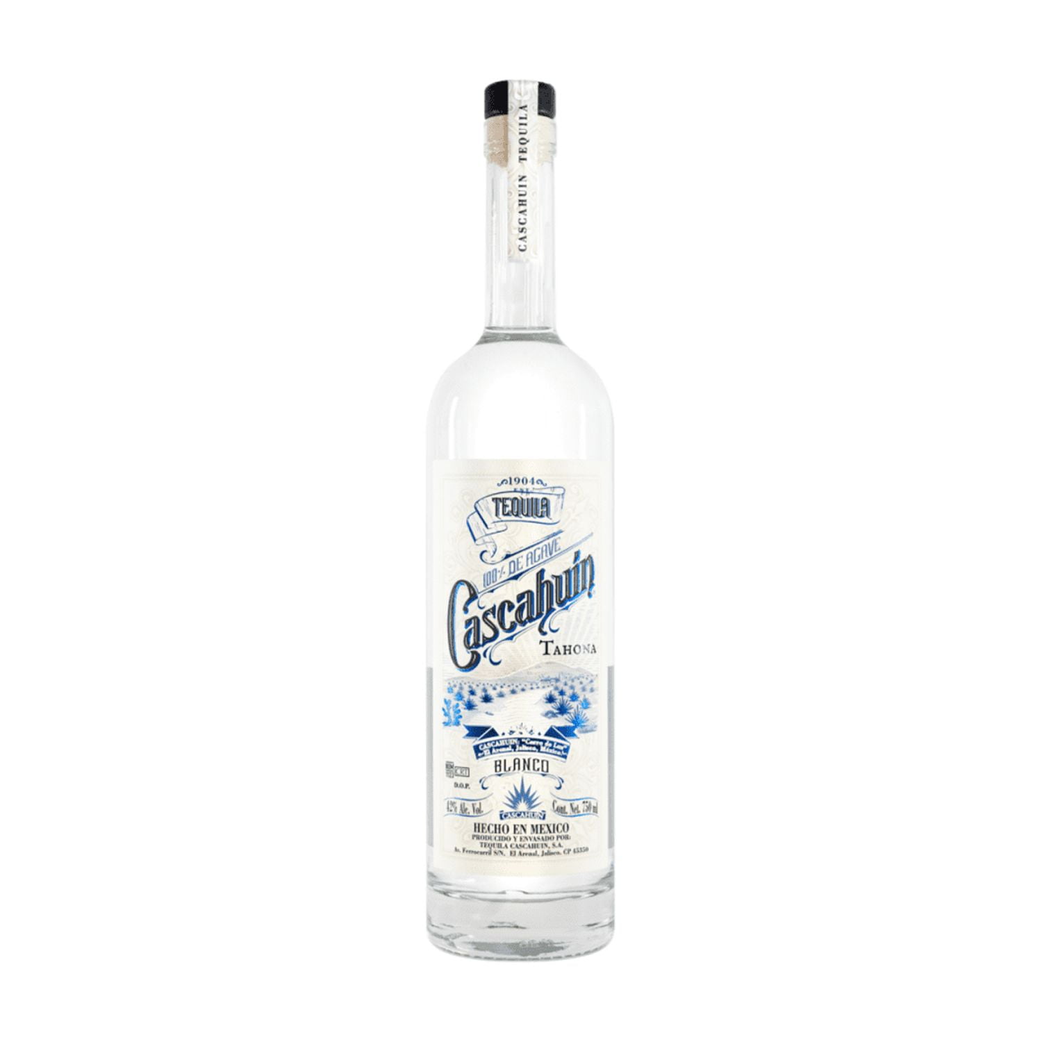 Cascahuin Tahona Tequila Blanco, 750 ml 42% ABV