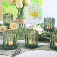 thumbnail image 3 of 6 PCS Green Glass Votive Candle Holder - Tealight Candle Holder for Wedding Centerpieces & Dinner Party Decor, 3 of 6