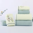 Pidada Decorative 100% Cotton Hand Towels Set of 2, Embroidered Bird ...