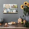 thumbnail image 3 of Rustic Kitchen Wall Decor, Farmhouse Flower Kitchen Canvas Wall Art, Meals&Memories Made With Love Kitchen Signs Wall Decor Kitchen Pictures Prints, Home Country Kitchen Wall Decorations 12x18, 3 of 6